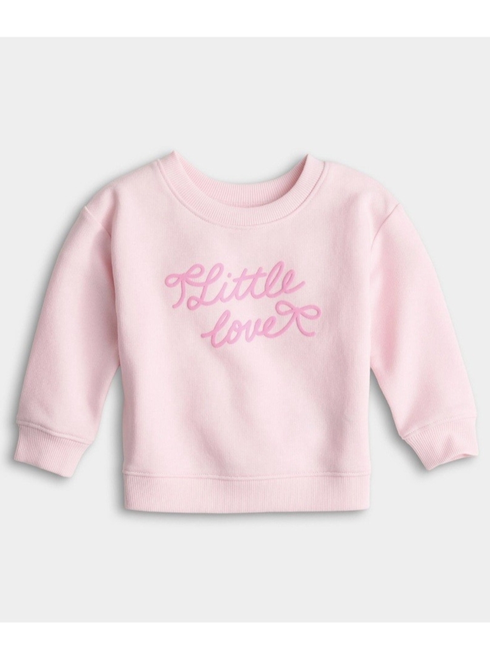 NWT Jumping Beans Pink "Little Love" Sweatshirt 9M Balletcore Barbiecore